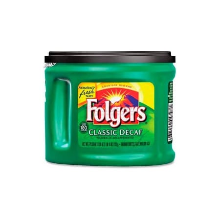 Folgers Folgers Custom Aroma Roast Coffee, Decaffeinated, 22.6 oz. FOL00374EA